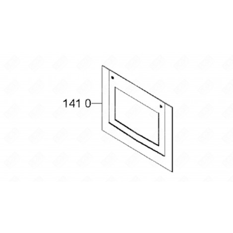 AUSSENGLAS ORIGINAL (KENNZEICHEN 141 0) BACKOFEN, KÜCHENHERD - 481245058899