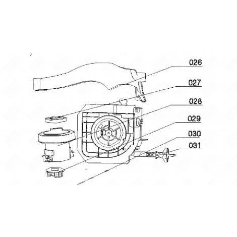 MOTOR (KENNZEICHEN 028) STAUBSAUGER - 4071357448