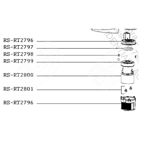 MOTOR (BEZUG RS-RT2799) STAUBSAUGER - RS-RT2799