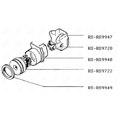 MOTOR (KENNZEICHNUNG RS-RS9722) STAUBSAUGER - RS-RS9722