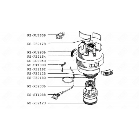 FILTER (KENNZEICHEN RS-RB2154) STAUBSAUGER - RS-RB2154