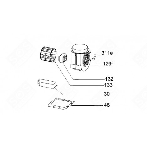 MOTOR DUNSTABZUGSHAUBE - 49008624