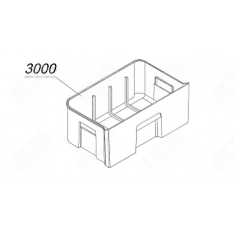 GEMÜSESCHUBLADE KÜHLSCHRANK, GEFRIERSCHRANK - 4537730100