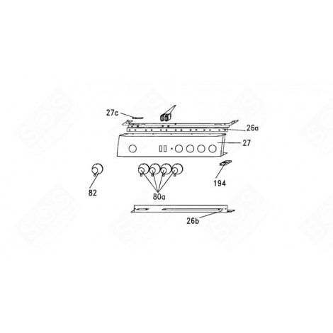 THERMOSTATSCHALTER BACKOFEN, KÜCHENHERD - 44000710