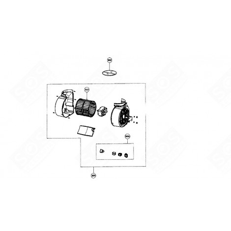 KOMPLETTMOTOR DUNSTABZUGSHAUBE - 43434