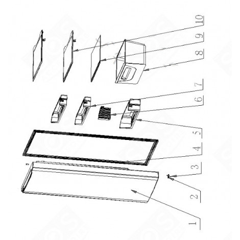 GEMÜSEBEHÄLTER (KENNZEICHNUNG 8) KÜHLSCHRANK, GEFRIERSCHRANK - 131C12