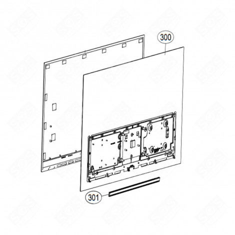 FUSSVERBINDER BEZUG 301 FERNSEHER & TV - MJH65113601