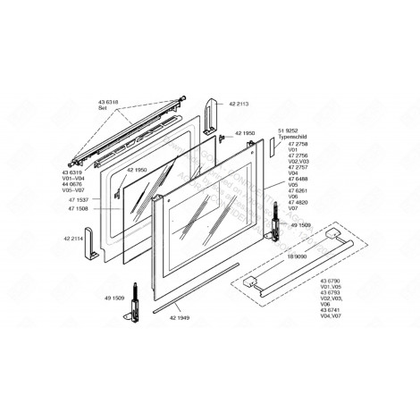 VITRE DE FAÇADE BACKOFEN, KÜCHENHERD - 00472756