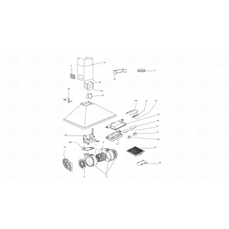 ELEKTRONIKKARTE, STEUERUNGSMODUL (MARKIERUNG 41) DUNSTABZUGSHAUBE - G364185