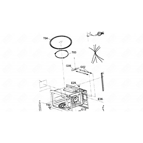 ORIGINALER HEIZELEMENT MIKROWELLE, MIKROWELLENHERD - 482000025662, C00302119