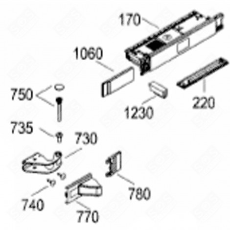 ELEKTRONISCHES PROGRAMMKIT (KENNZEICHNUNG 170) KÜHLSCHRANK, GEFRIERSCHRANK - 6140955