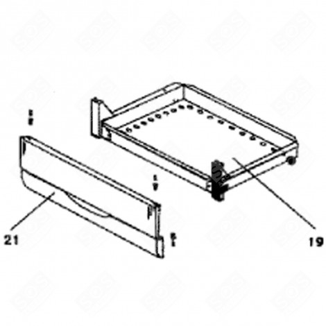 ABDECKPLATTE BACKOFEN, KÜCHENHERD - 95X3329