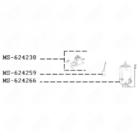 MOTOR KAFFEEMASCHINE, ESPRESSOMASCHINE - MS-624266