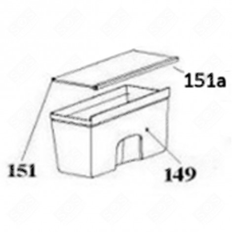 ABLAGE, GEMÜSEFACHREGAL (KENNZEICHEN 151) KÜHLSCHRANK, GEFRIERSCHRANK - 49042266