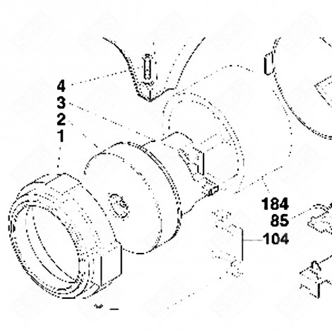 MOTOR-DICHTUNG (BEZUG 3) STAUBSAUGER - 48000593