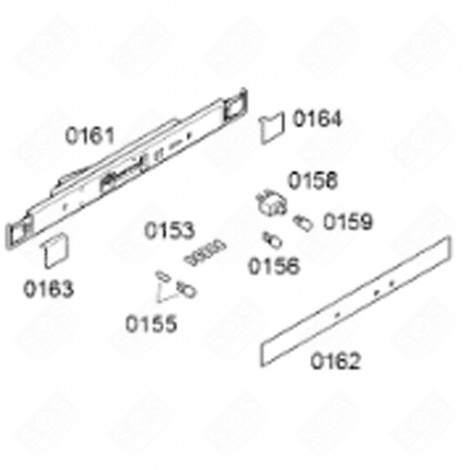 BEDIENELEMENT (BEZUGSPUNKT 161) KÜHLSCHRANK, GEFRIERSCHRANK - 11005814