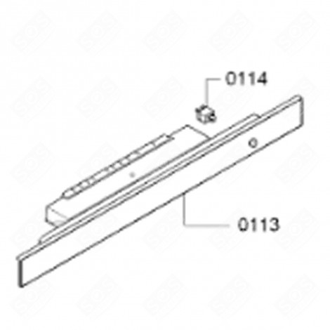 PROGRAMMIERTES STEUERMODUL (REFERENZ 0113) KÜHLSCHRANK, GEFRIERSCHRANK - 00745864