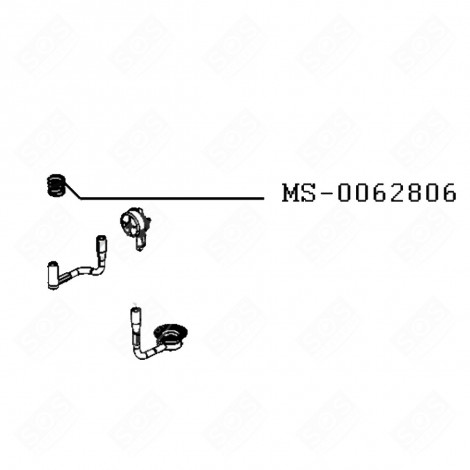 PUMPENDÄMPFERFEDER (KENNZEICHNUNG MS-0062806) NESPRESSO PIXIE KAFFEEMASCHINE, ESPRESSOMASCHINE - MS-0062806