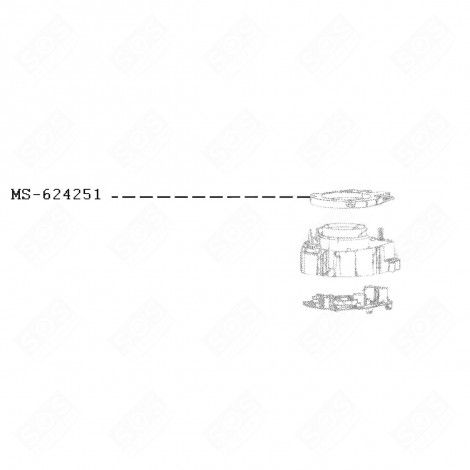 ISOLATOR / WIDERSTAND NESPRESSO VERTUO PLUS KAFFEEMASCHINE, ESPRESSOMASCHINE - MS-624251