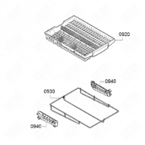 BESTECKKORB (BEZUG 920) GESCHIRRSPÜLER, SPÜLMASCHINE - 00776611