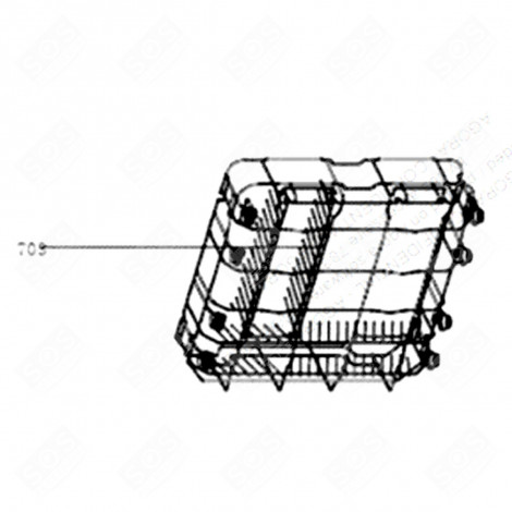 BESTECKKORB GESCHIRRSPÜLER, SPÜLMASCHINE - 445F57