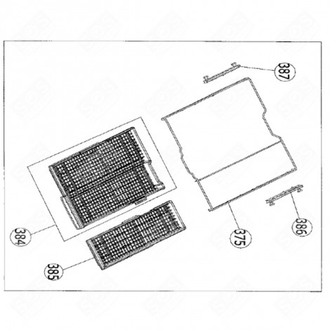 KLEINER BESTECKKORB (REP. 385) GESCHIRRSPÜLER, SPÜLMASCHINE - 42067792