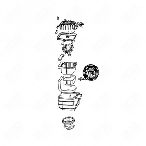 MOTOR ANTRIEB STAUBSAUGER - RS-RT4286