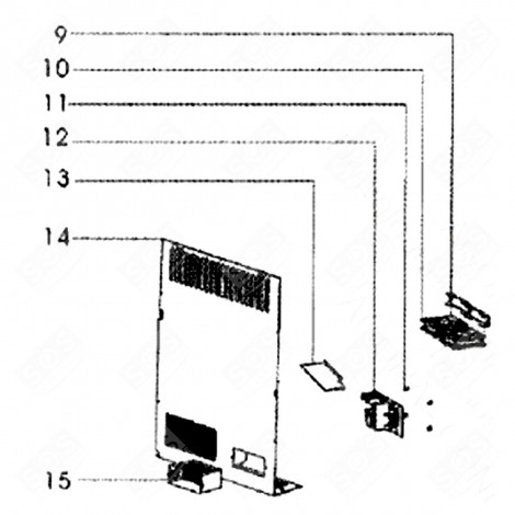 STEUERPLATINE (KENNUNG 12) KÜHLSCHRANK, GEFRIERSCHRANK - LS16