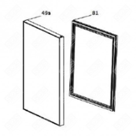 DICHTUNG (KENNZEICHNUNG 81) KÜHLSCHRANK, GEFRIERSCHRANK - 49107097