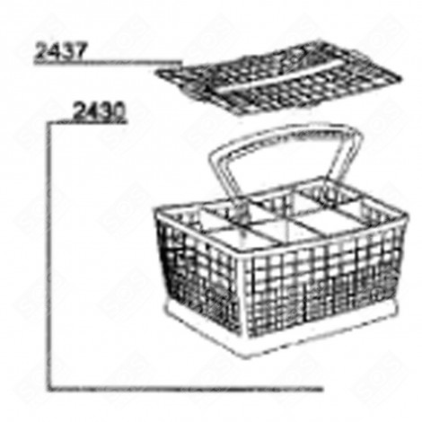 BESTECKKORB GESCHIRRSPÜLER, SPÜLMASCHINE - 44382