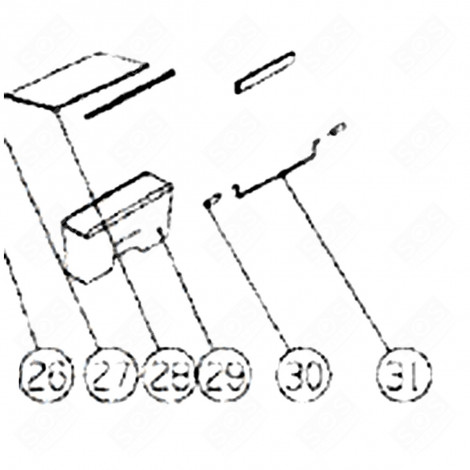 GEMÜSEBEHÄLTER (KENNZEICHNUNG 29) KÜHLSCHRANK, GEFRIERSCHRANK - 131A80