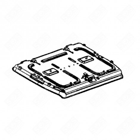 OBERREFLEKTOR + VERRIEGELUNG RACLETTE, TISCHGRILL, WOK - TS-01041640