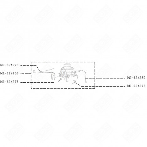 WIDERSTAND (KENNZEICHEN MS-624239) NESPRESSO VERTUO PLUS KAFFEEMASCHINE, ESPRESSOMASCHINE - MS-624239