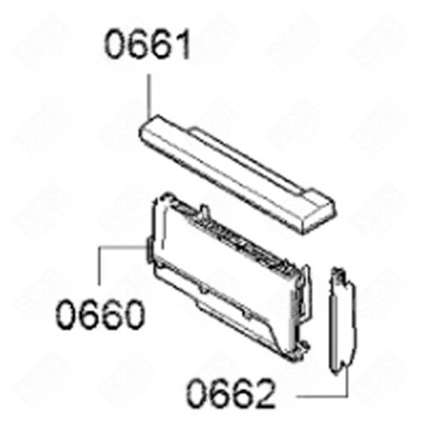 ELEKTRONIKMODUL, STEUERUNGSEINHEIT (REFERENZ 660) GESCHIRRSPÜLER, SPÜLMASCHINE - 12011484