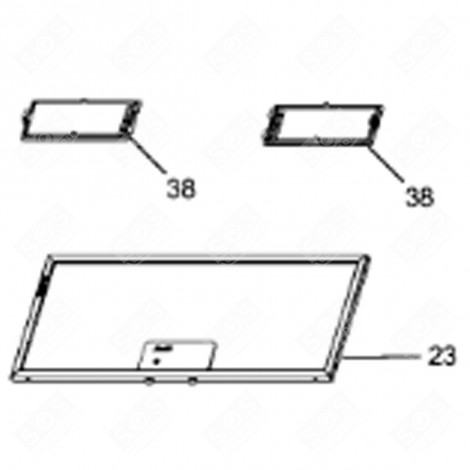 FETTFILTER (KENNZEICHNUNG 23) ORIGINAL DUNSTABZUGSHAUBE - C00535763