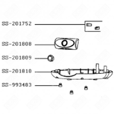 SCHALTER (KENNUNG SS-201809) KÜCHENMASCHINE - SS-201809