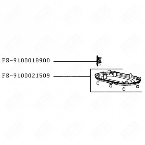 ELEKTRONISCHE KARTE (REFERENZ FS-9100018900) KÜCHENMASCHINE - FS-9100018900