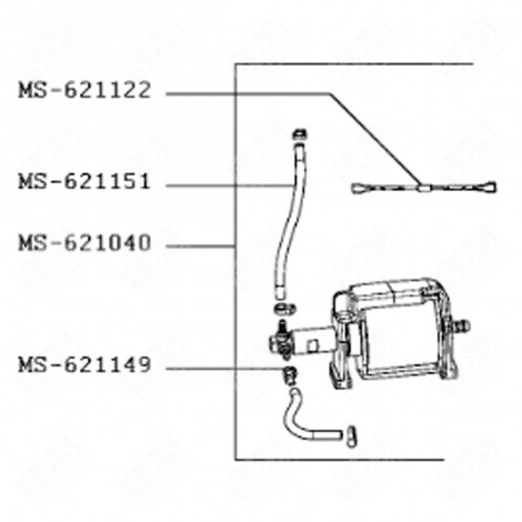 PUMPENSICHERUNG (KENNZEICHEN MS-621122) DOLCE GUSTO KAFFEEMASCHINE, ESPRESSOMASCHINE - MS-621122