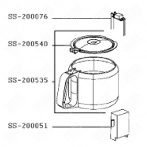 ELEKTRONISCHE KARTE (KENNZEICHEN SS-200076) KAFFEEMASCHINE, ESPRESSOMASCHINE - SS-200076