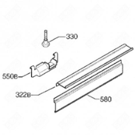 VENTILVERSCHLUSS (KENNZEICHNUNG 580) WASCHMASCHINE - 1522940012