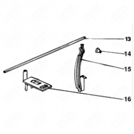 SCHUBLADENTRANSMISSION (BEZUG 13) WASCHMASCHINE - C00031068