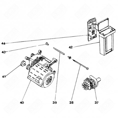 ELEKTRONIKKARTE, MODUL (BEZUGSNUMMER 42) WASCHMASCHINE - C00021684