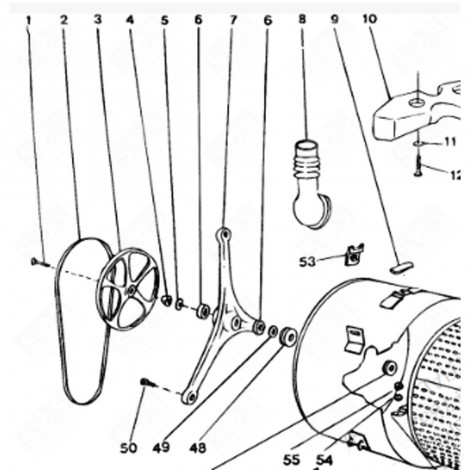 GEGENGEWICHTSTAMPON (KENNZEICHNUNG 9) WASCHMASCHINE - C00025208