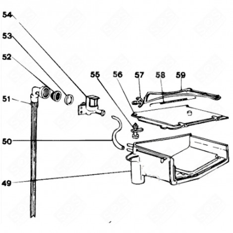 VERTEILERFEDER (BEZUG 58) WASCHMASCHINE - C00019708