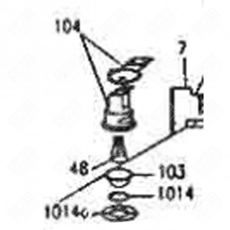 LAMPE GLAS (KENNZEICHEN 103) BACKOFEN, KÜCHENHERD - 93499408