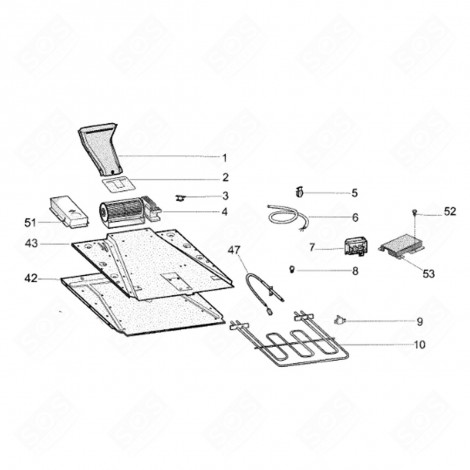 ABGASREDUZIERER (KENNZEICHEN 2) BACKOFEN, KÜCHENHERD - C00099212