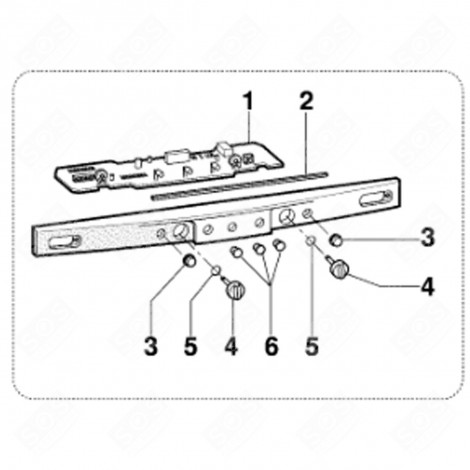 WEISSER KNOPFABDECKUNG (KENNZEICHNUNG 3) KÜHLSCHRANK, GEFRIERSCHRANK - C00115574