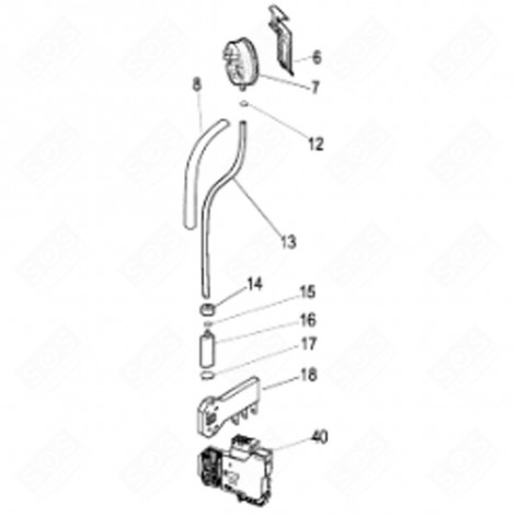 SCHWINGUNGSDÄMPFER (KENNZEICHNUNG 8) WASCHMASCHINE - C00098754