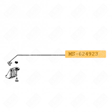 BEFESTIGUNGSKLAMMER FÜR NESPRESSO VERTUO NEXT-PUMPE KAFFEEMASCHINE, ESPRESSOMASCHINE - MS-624923