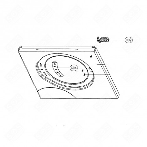 TÜRSICHERHEIT, SCHLIESSUNG, VERRIEGELUNG BEZUG C02 WASCHMASCHINE - 53343